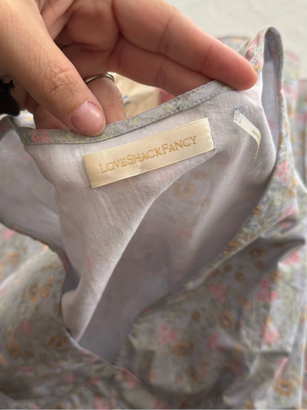 LoveShackFancy Arthur Mini Dress in Baby Blue Skies Size 2 Coquette Feminine - Picture 6 of 9